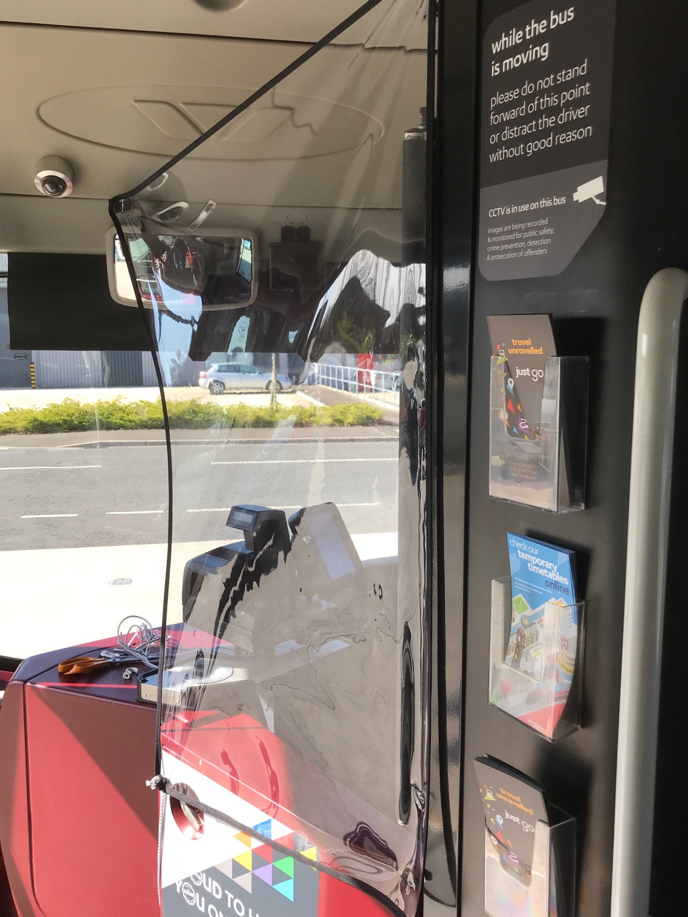 Protective Driver Screens for Public Bus Fleet - Canvasman